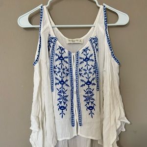 Abercrombie&fitch Cold Shoulder Blouse